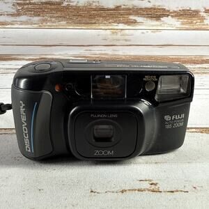 Fuji Discovery 185 Zoom Point & Shoot Film 35mm Auto Focus Tested Works